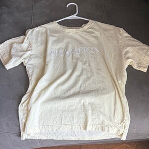 Champion Men's Short Sleeve Tee in Cream